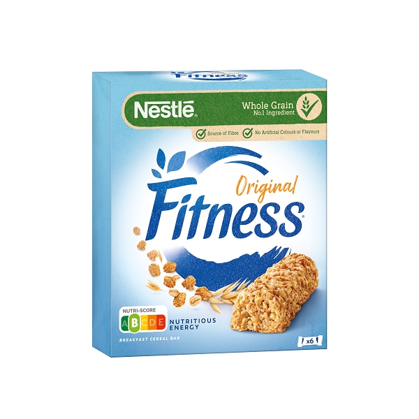 Nestlé FITNESS Natural Cereal Bar Pack of 6